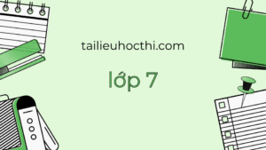 lớp 7