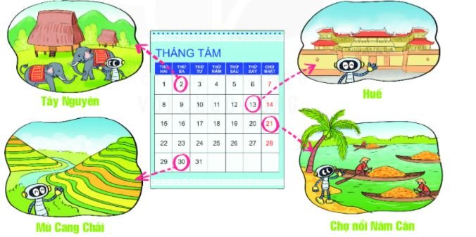 Bài 2 trang 122 SGK Toán lớp 2 tập 1