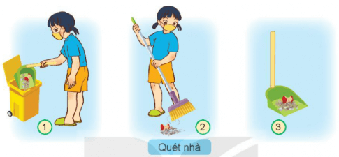 Giải tự nhiên xã hội 2 bài 4: Giữ sạch nhà ở