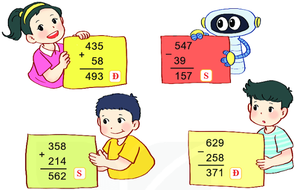 Bài 1 (trang 119 SGK Toán 2 tập 2)