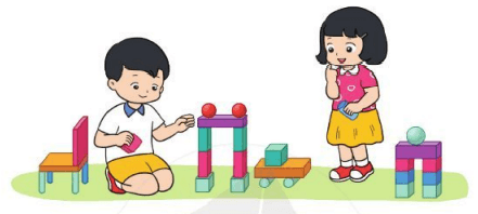  Thực hành lắp ghép, xếp hình khối trang 30,31 