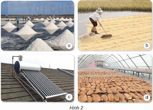 Sử dụng năng lượng mặt trời, năng lượng gió, năng lượng nước chảy