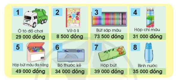Toán lớp 3 tập 2 trang 102 Bài 1