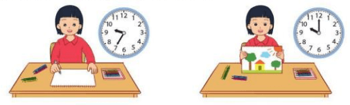 Toán lớp 3 trang 41, 42, 43 Thực hành xem đồng hồ (Tiếp theo) | Cánh diều