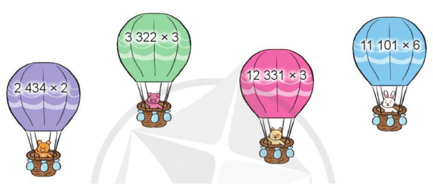 Nhân với số có một chữ số (không nhớ) | Cánh diều