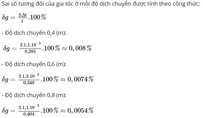 Giải Vật lí 10 bài 8 
