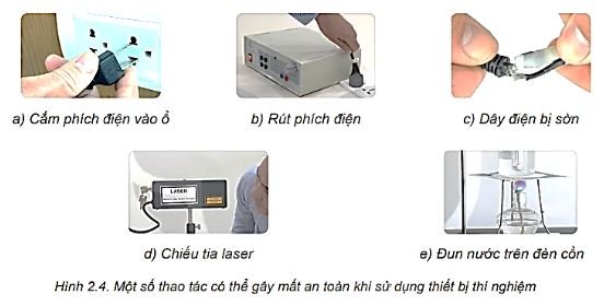 Giải Vật lí 10 trang 12 Bài 2: Các quy tắc an toàn trong phòng thực hành Vật lí 