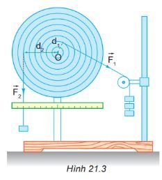 Giải Vật lí 10 trang 83 Bài 21: Moment lực. Cân bằng của vật rắn
