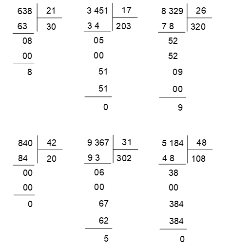 Toán 4 tập 1 Bài 44 Thương có chữ số 0 