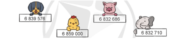 Toán 4 tập 1 Bài 9 So sánh các số có nhiều chữ số
