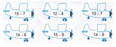 Vở bài tập Toán 2 Bài 11: Phép trừ (qua 10) trong phạm vi 20
