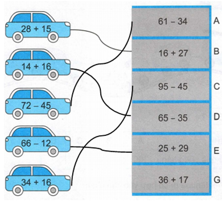 Vở bài tập Toán lớp 2 trang 123, 124 Bài 33 Tiết 3 – Kết nối tri thức (ảnh 1)