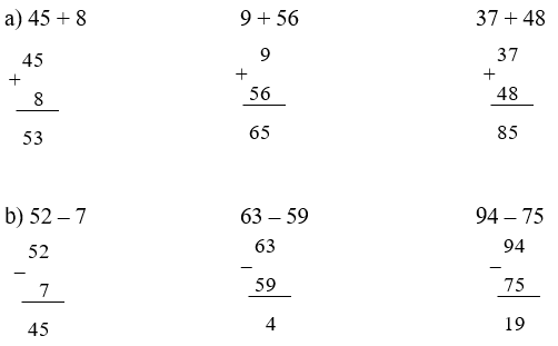 Vở bài tập Toán lớp 2 trang 132, 133 Bài 36 Tiết 1 – Kết nối tri thức (ảnh 1)