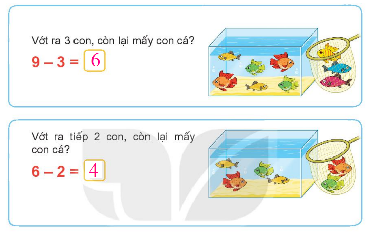 Bài 11: Phép trừ trong phạm vi 10 Toán lớp 1 trang 68
