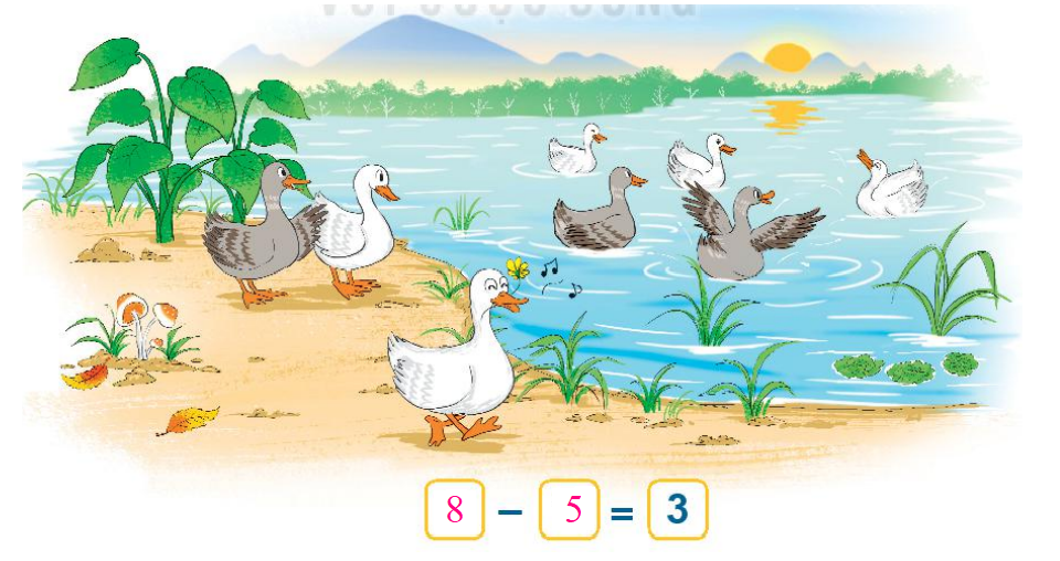 Bài 11: Phép trừ trong phạm vi 10 Toán lớp 1 trang 68
