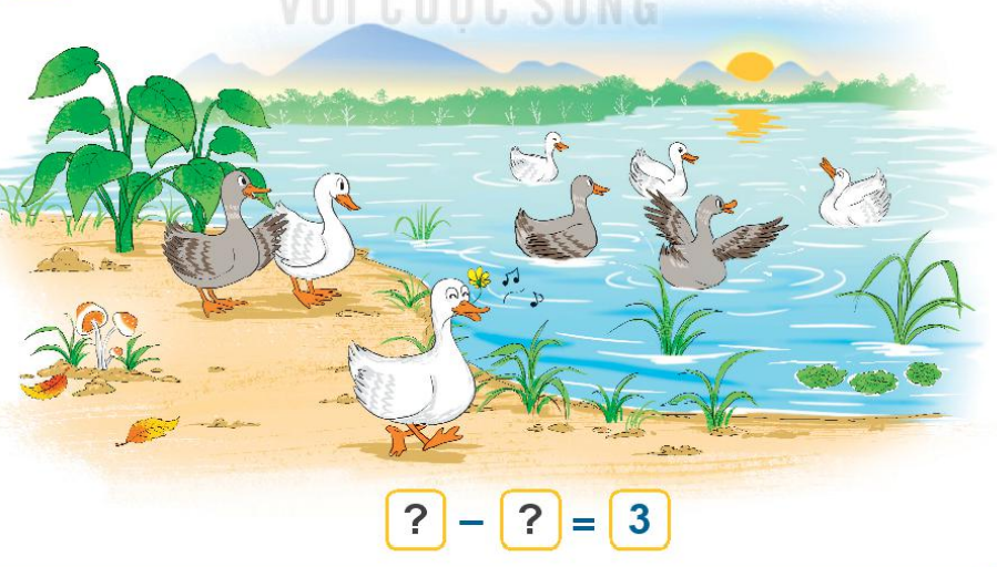 Bài 11: Phép trừ trong phạm vi 10 Toán lớp 1 trang 68
