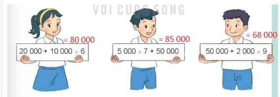 Toán lớp 4 trang 21 Bài 3