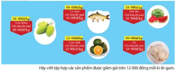 Toán 6 tập 1 trang 9 Bài 1 Tập hợp – Phần tử của tập hợp
