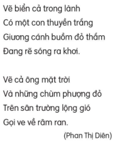 Giải Tiếng Việt lớp 2 Tập 1 Bài 14: Em học vẽ – Kết nối tri thức (ảnh 1)