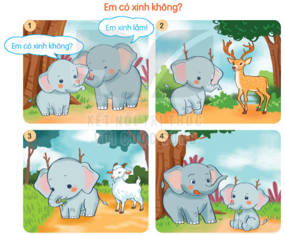 Giải Tiếng Việt lớp 2 Tập 1 Bài 5: Em có xinh không? – Kết nối tri thức (ảnh 1)