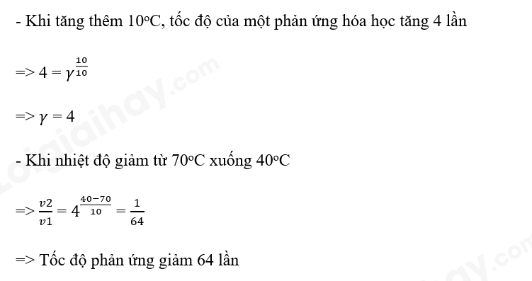  (ảnh 7) Giải sgk Hoá học 10 bài 16: Các yếu tố ảnh hưởng đến tốc độ phản ứng hóa học 