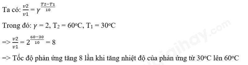  (ảnh 13) Giải sgk Hoá học 10 bài 16: Các yếu tố ảnh hưởng đến tốc độ phản ứng hóa học 